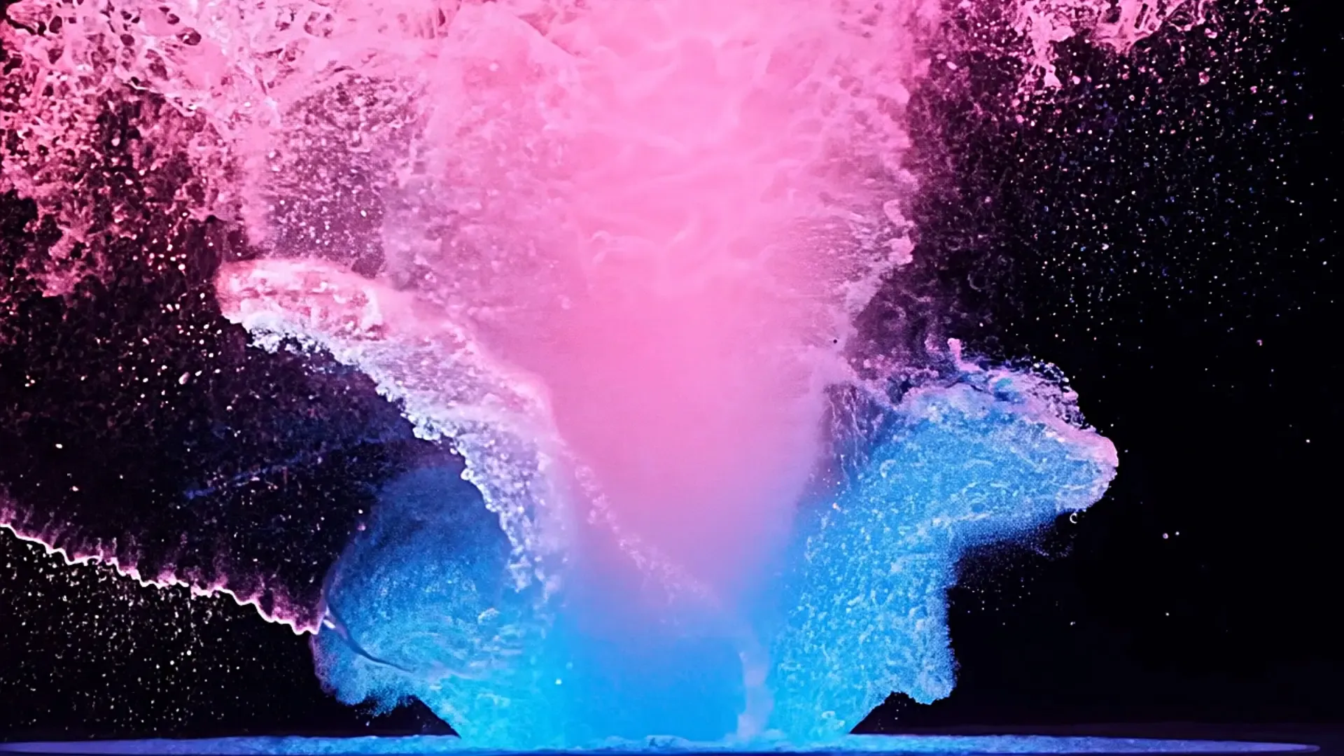 Pink and Blue Abstract Background for Title Animation